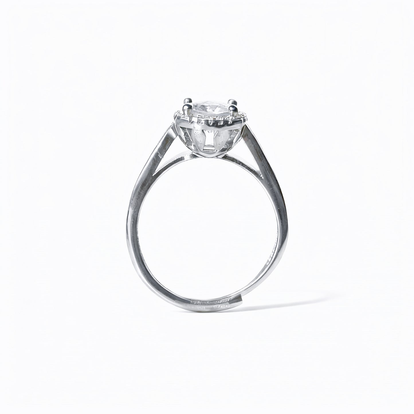 Brilliant Halo Pavé Ring