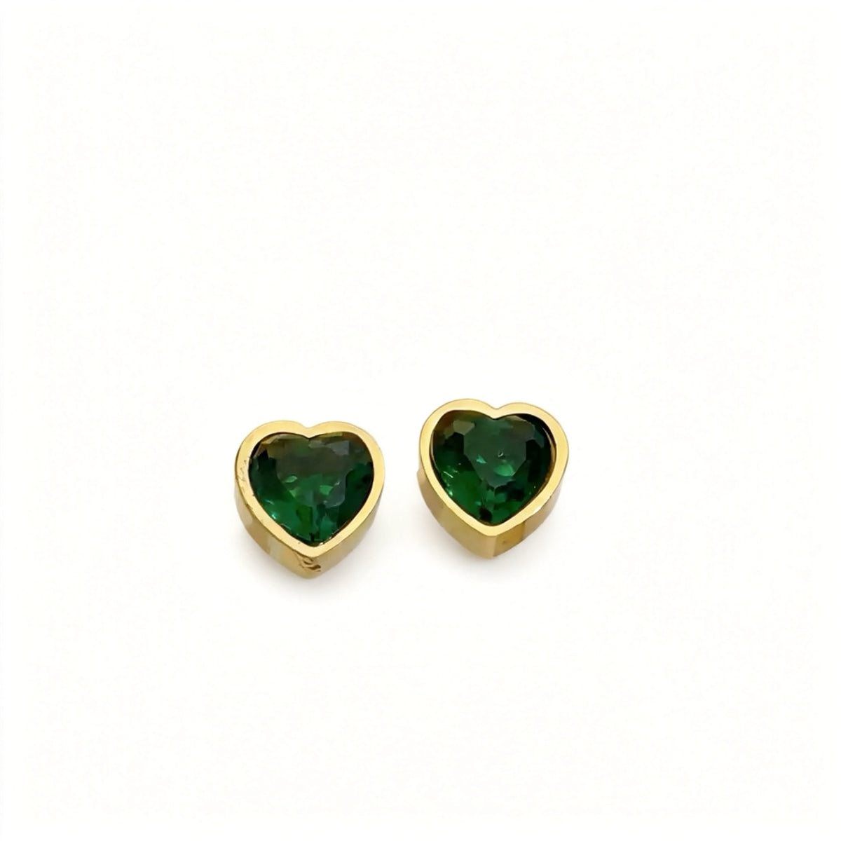 Crystal Heart Snake Chain Set