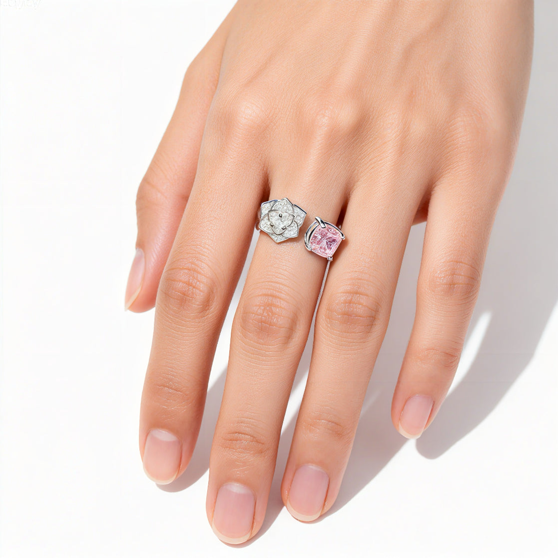 Dazzling Rose Earrings