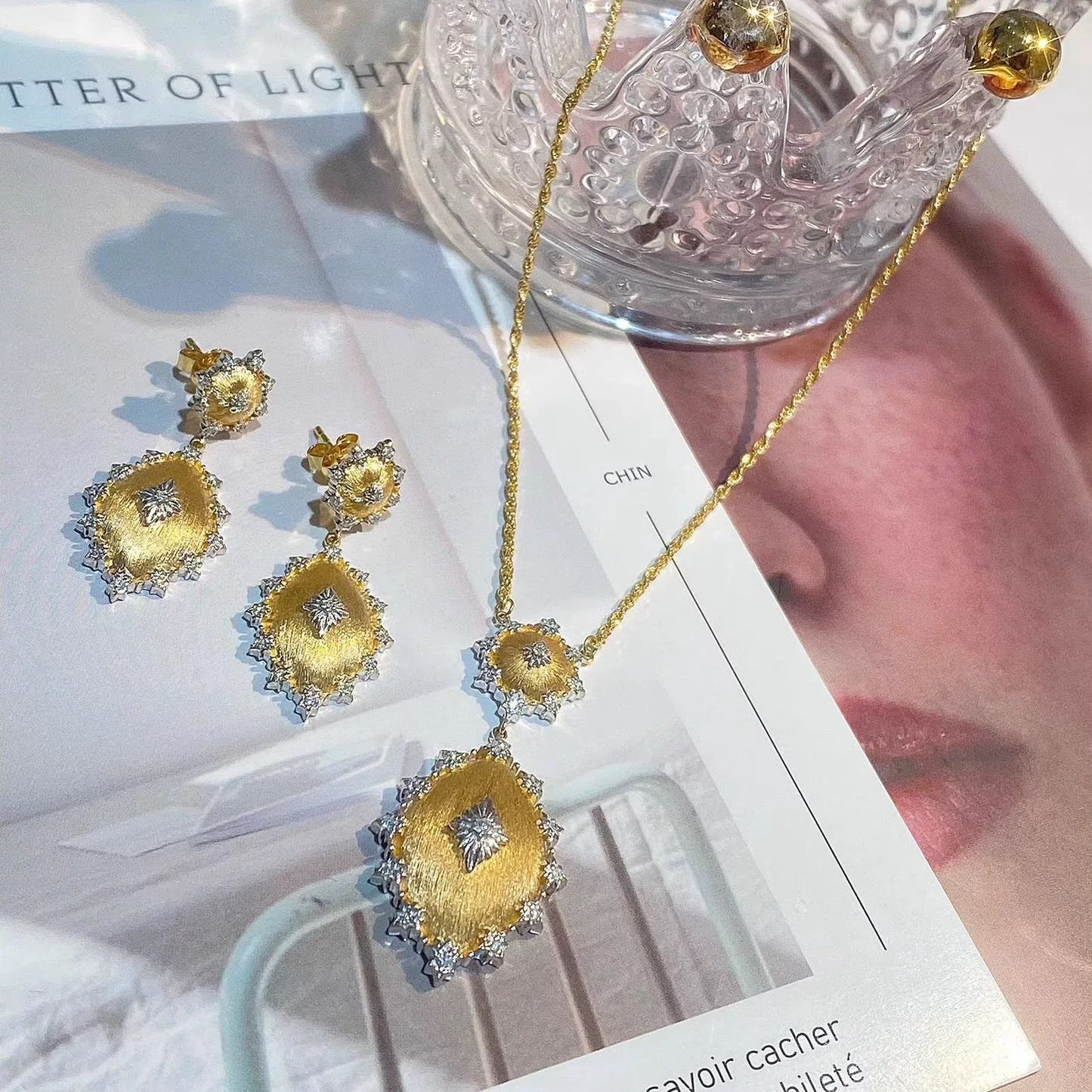 Elysian Brushed Gold Earrings