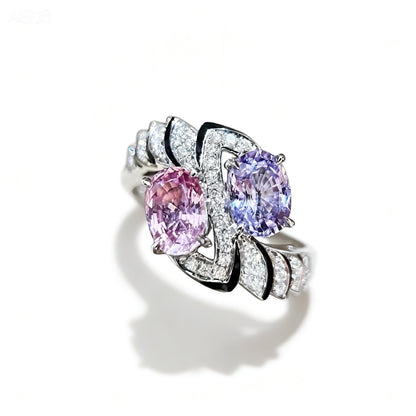 Opaline Double Stone Ring