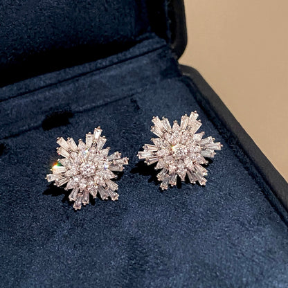 Snowflake Silver-plated Necklace