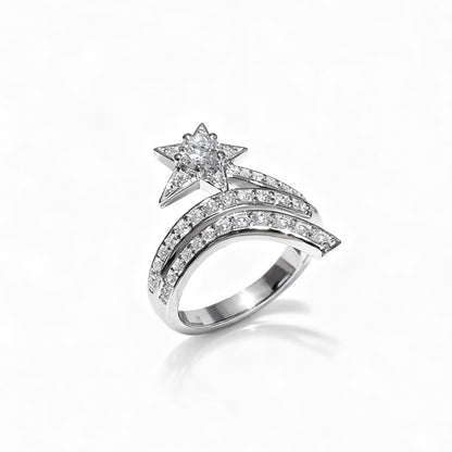 Shooting Star Comet Ring