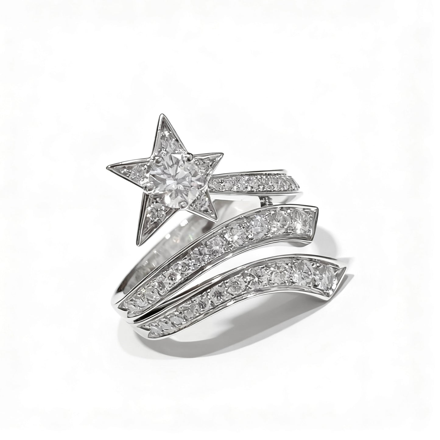 Shooting Star Comet Ring