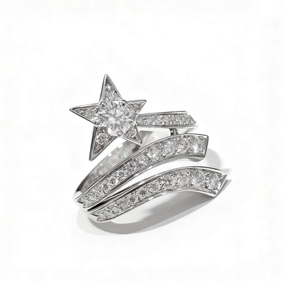 Shooting Star Comet Ring