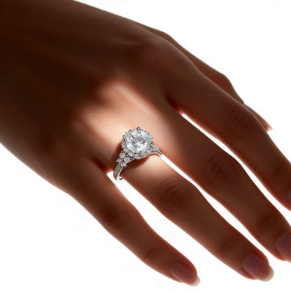 Vintage Halo Pavé Ring