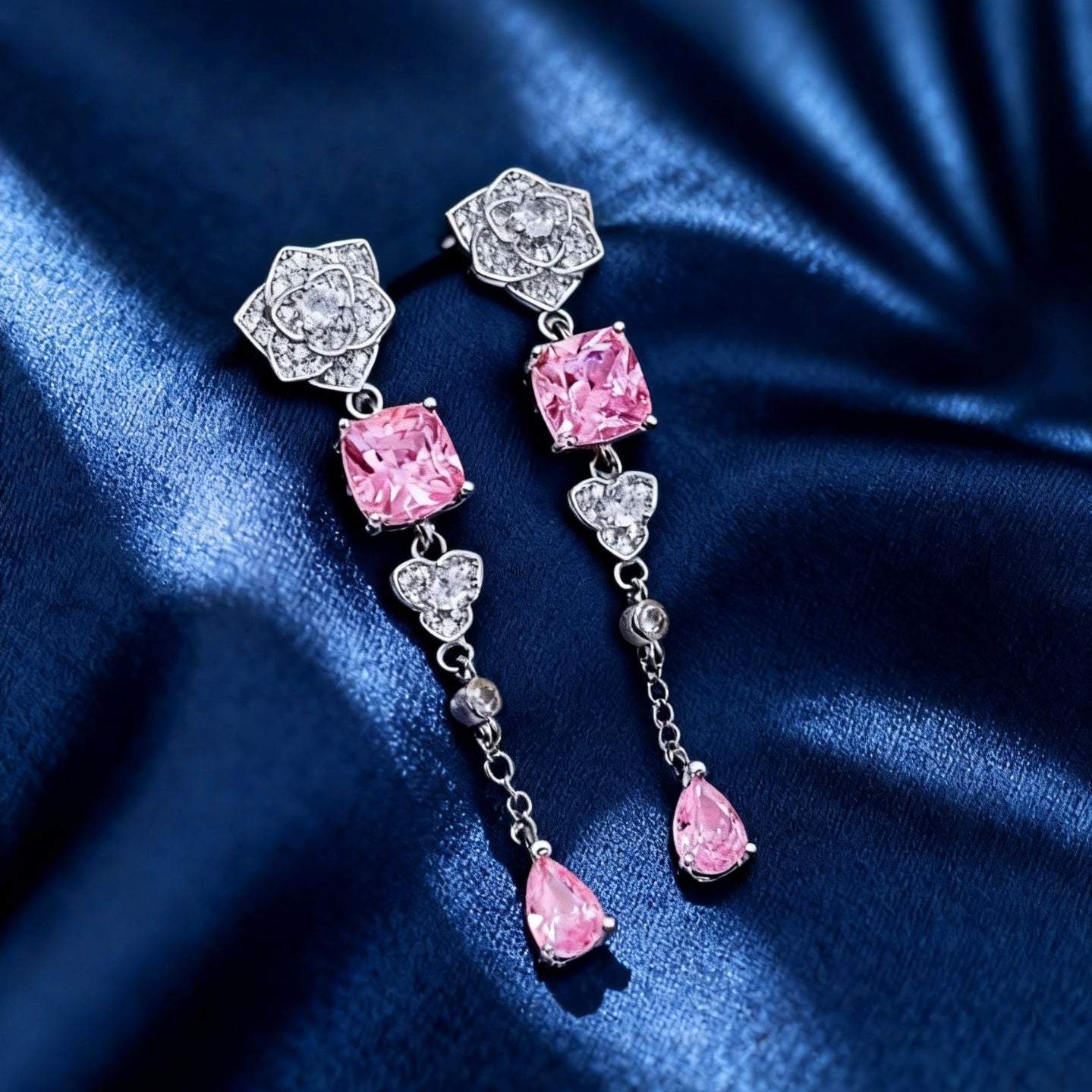 Dazzling Rose Open Ring