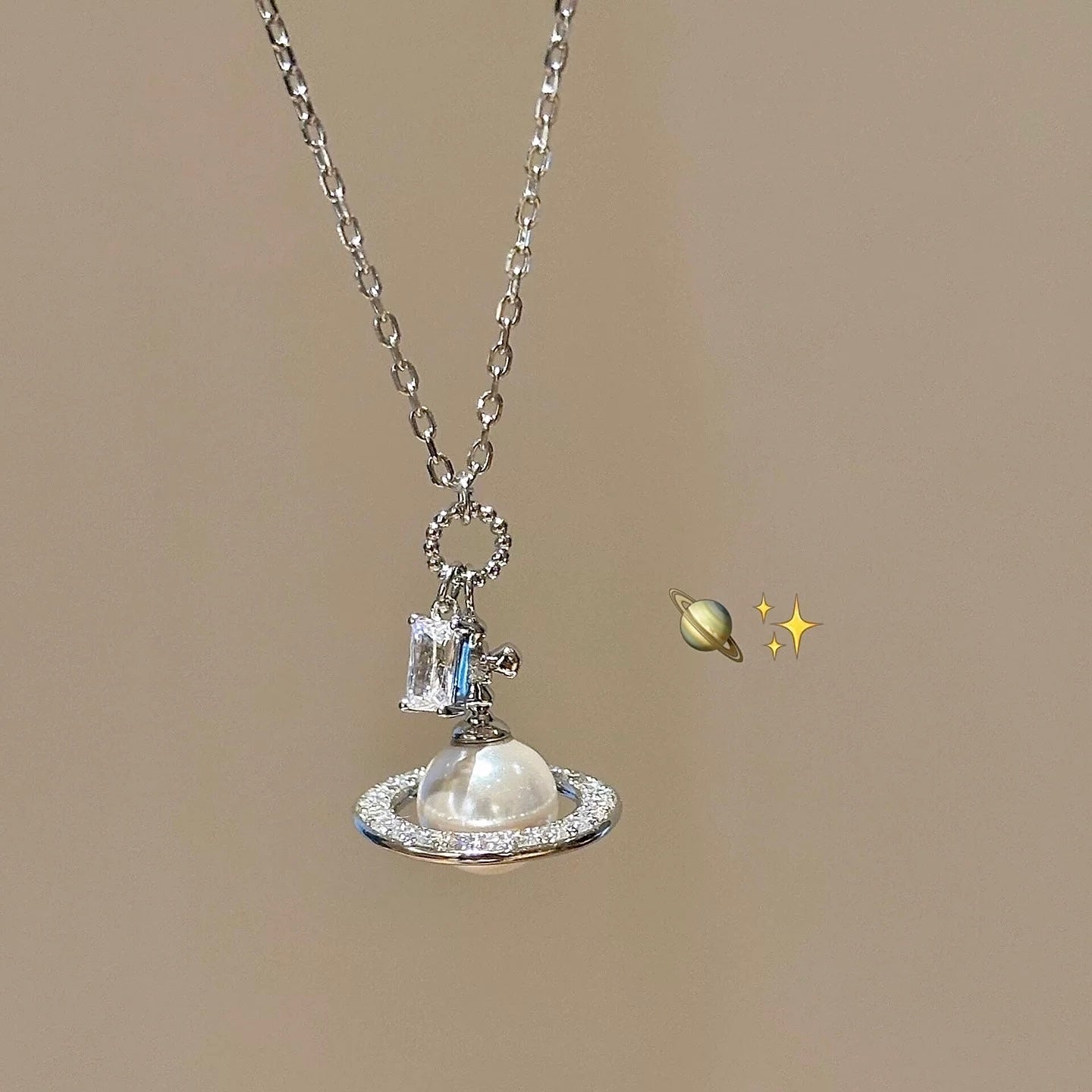 Saturn’s Halo Necklace