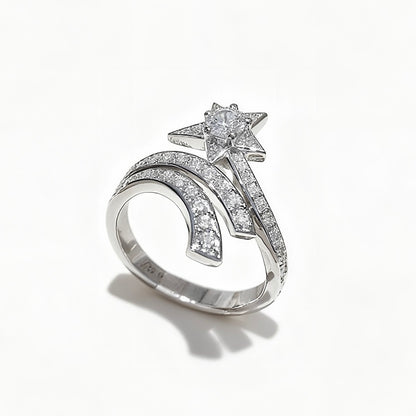 Shooting Star Comet Ring