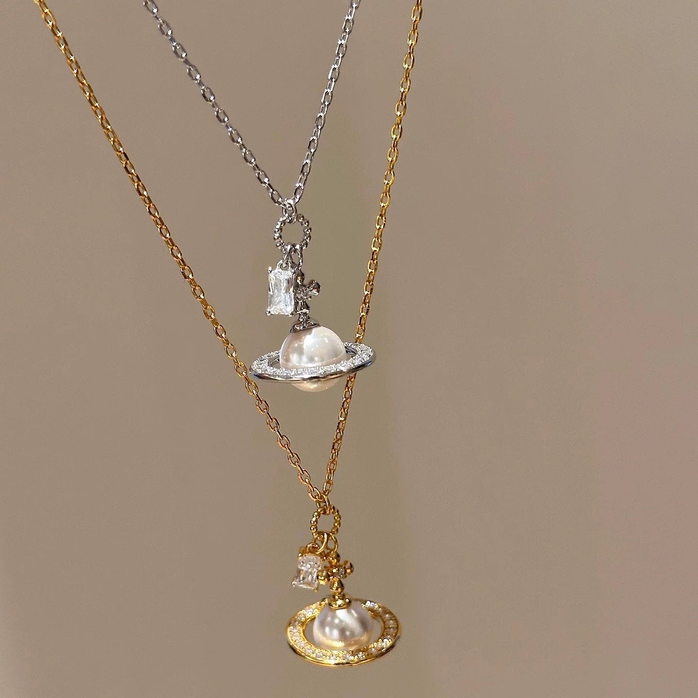 Saturn’s Halo Necklace