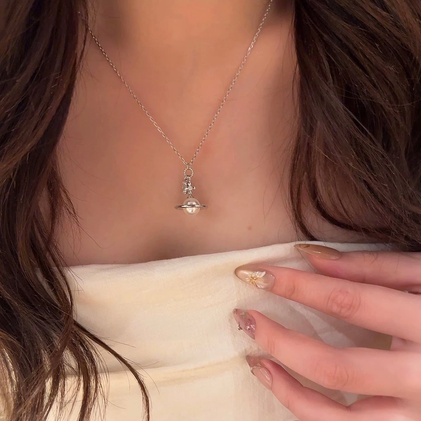 Saturn’s Halo Necklace