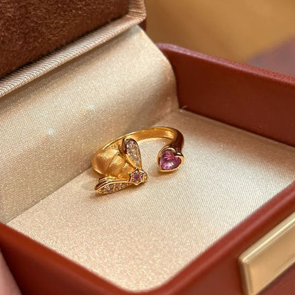 Golden Honeybee Charm Set
