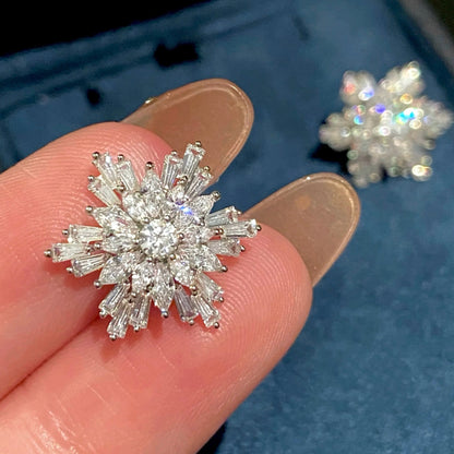 Snowflake Silver-plated Necklace