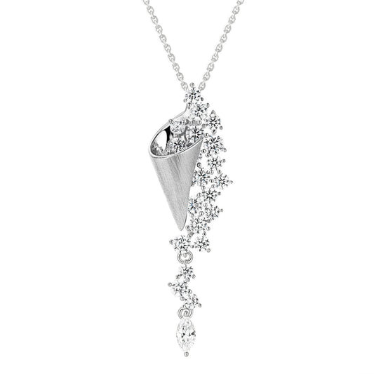 Celestia Hourglass Pendant Necklace