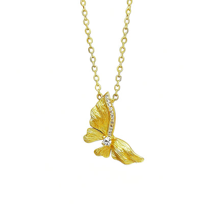 Butterfly Pendant Necklace
