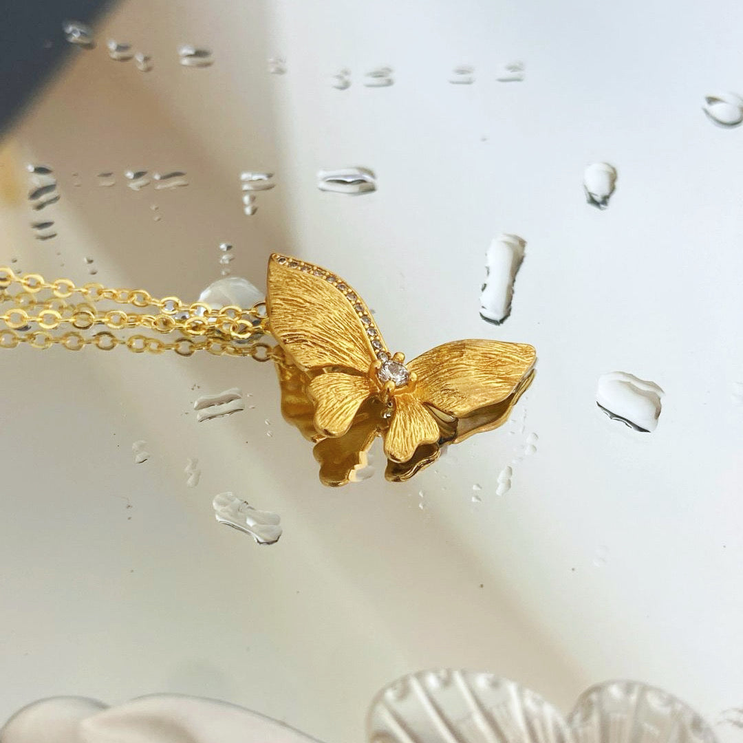 Butterfly Pendant Necklace