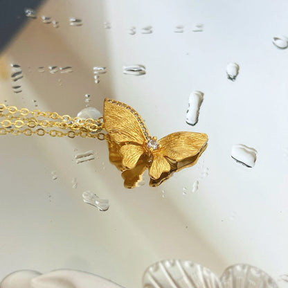 Butterfly Pendant Necklace