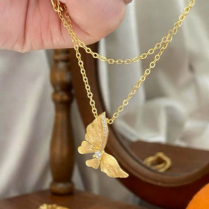 Butterfly Pendant Necklace