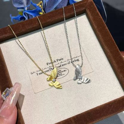 Butterfly Pendant Necklace