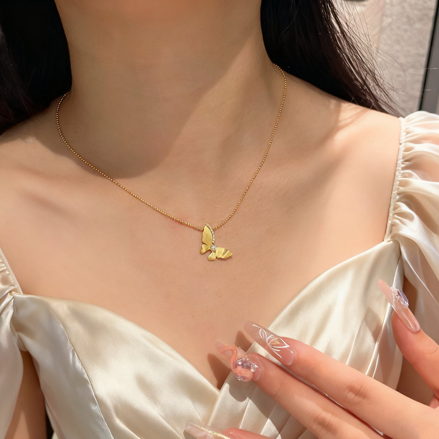 Butterfly Pendant Necklace