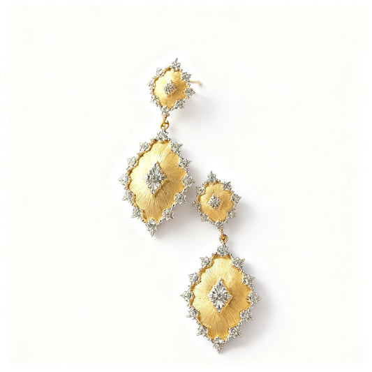 Elysian Brushed Gold Earrings