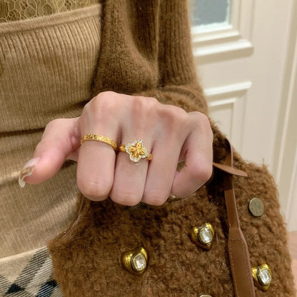 Lucky Clover Braided Ring