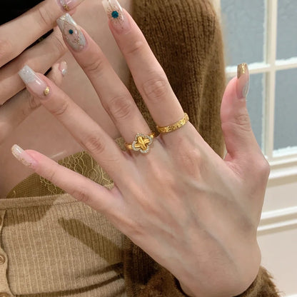 Lucky Clover Braided Ring