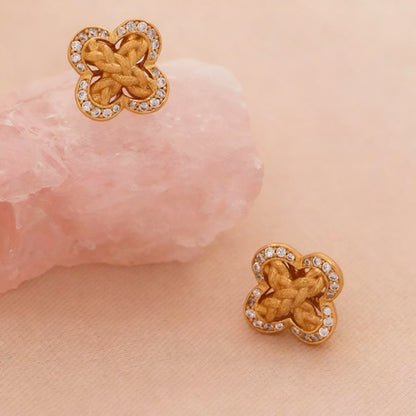 Lucky Clover Braided Ring