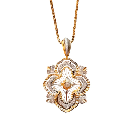 Opera Tulle Pendant Necklace