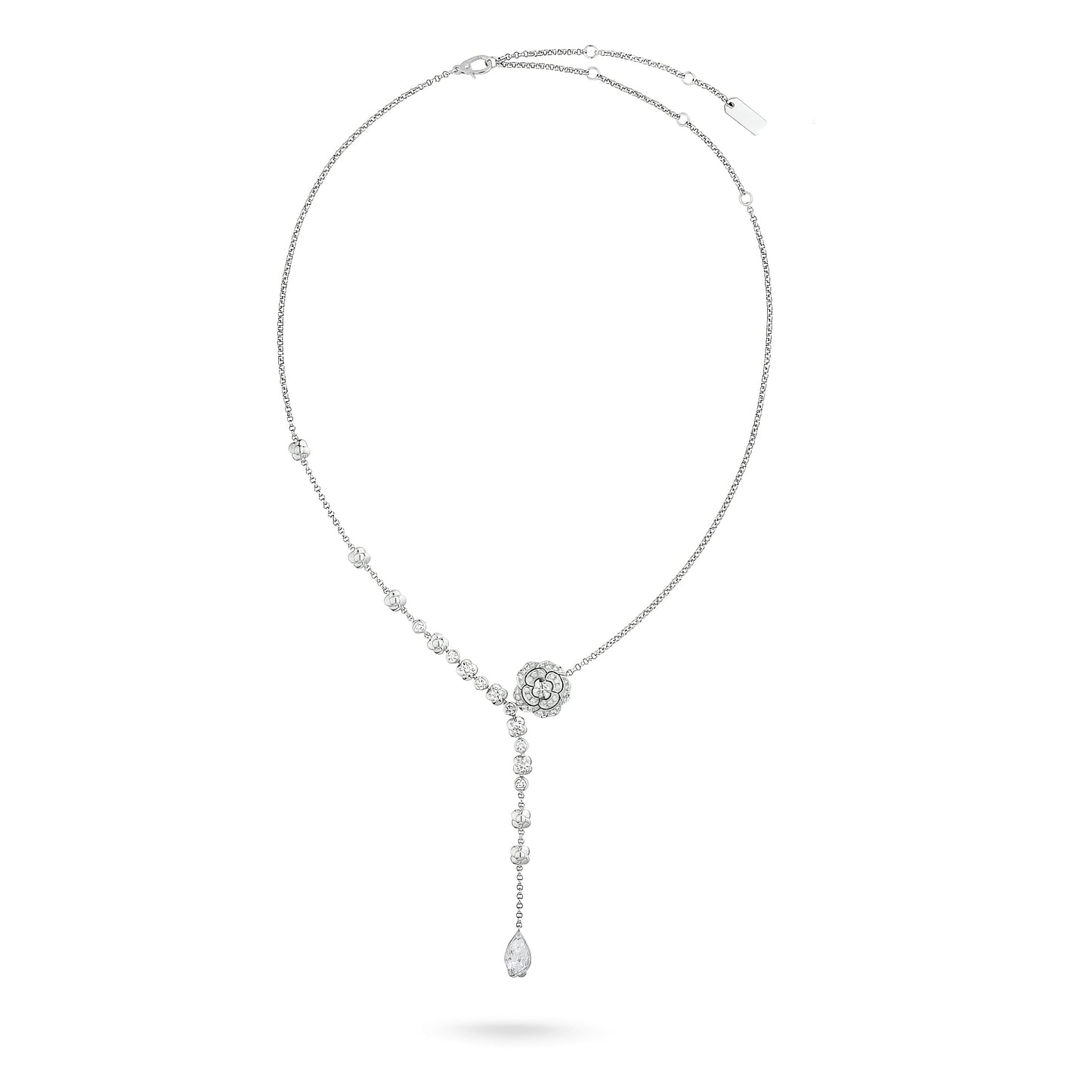 Bouton de Camélia Long Necklace