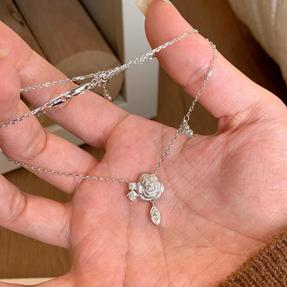 Vintage Camellia Necklace