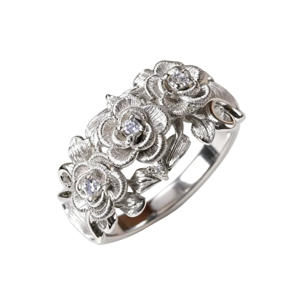 Vintage Camellia Ring – La Blancus