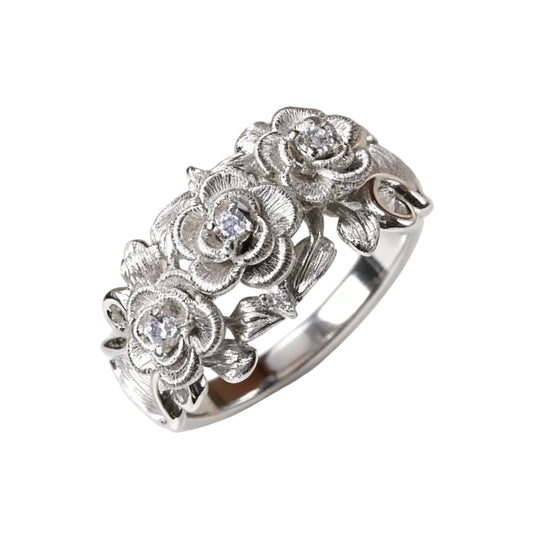 Vintage Camellia Ring