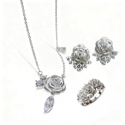 Vintage Camellia Necklace