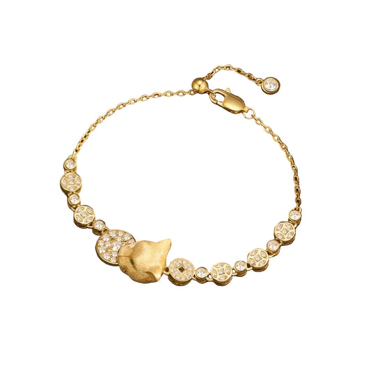 Golden Panther Bracelet