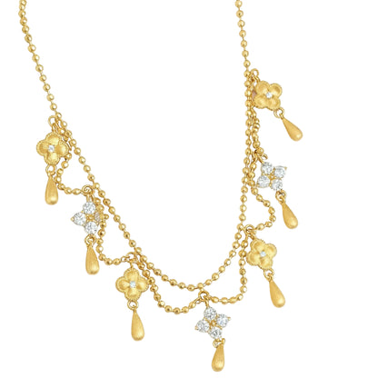 Clover Blooming Supple Necklace