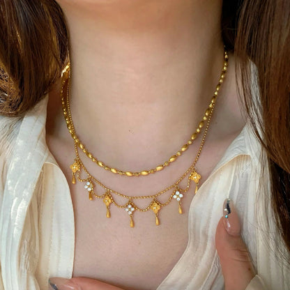 Clover Blooming Supple Necklace