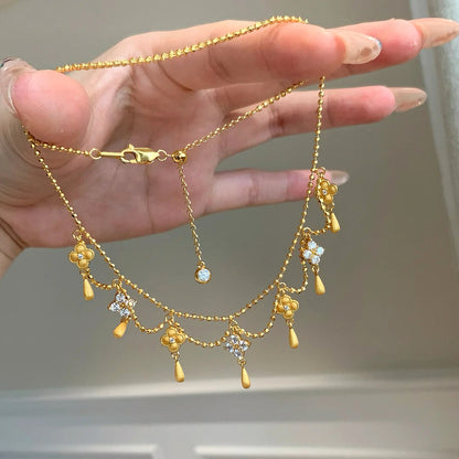 Clover Blooming Supple Necklace