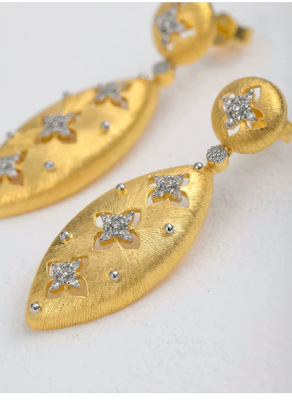 Aurel Cut Out Drop Earrings