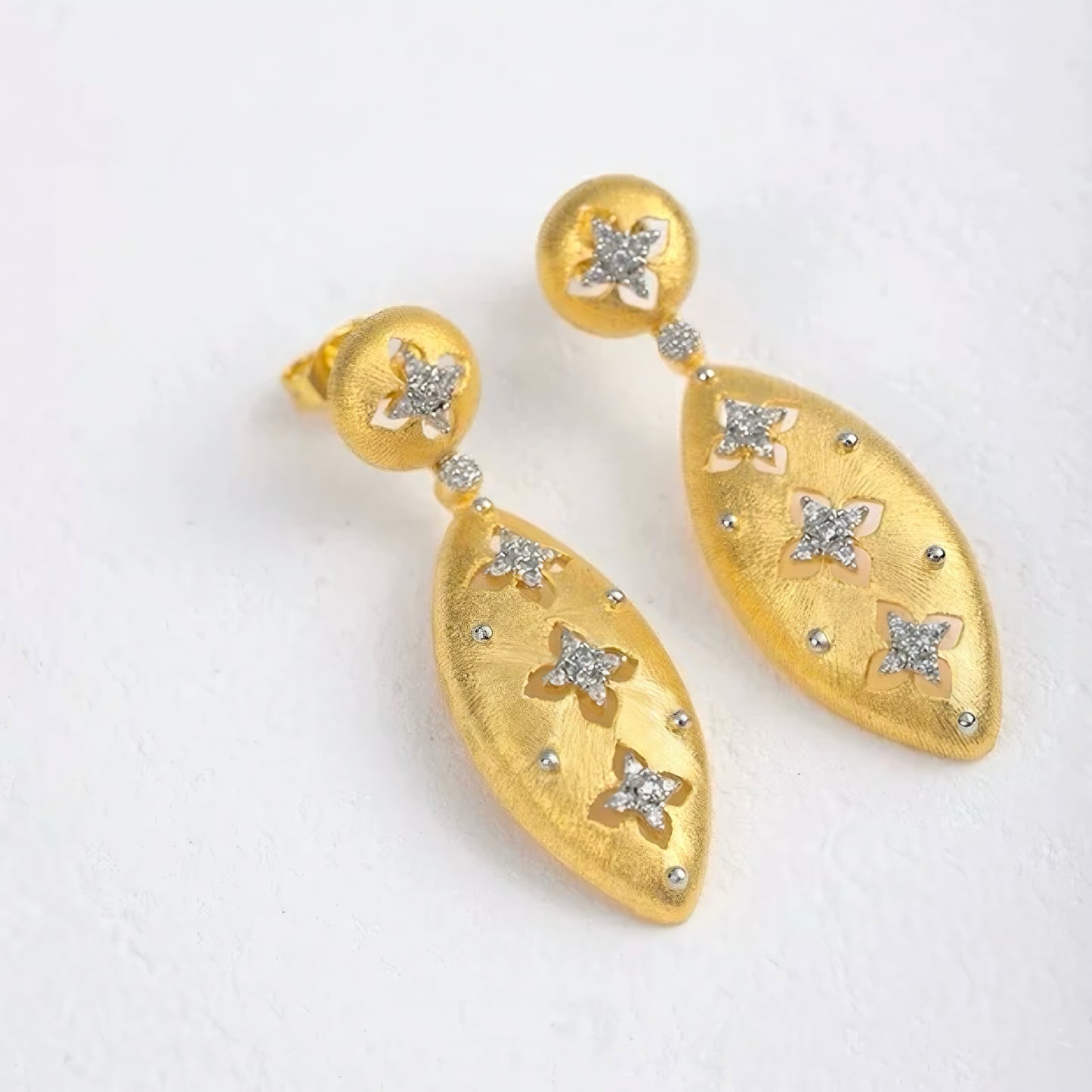 Aurel Cut Out Drop Earrings