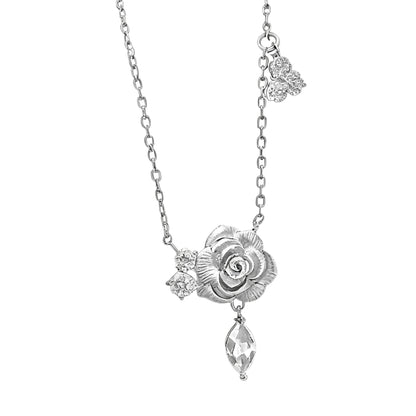 Vintage Camellia Necklace